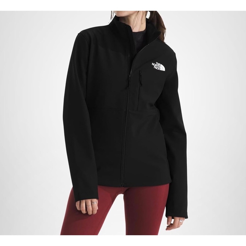 NORTH FACE Women's Jacket‎ Apex Thermal Full Zip Windwall Black LargE